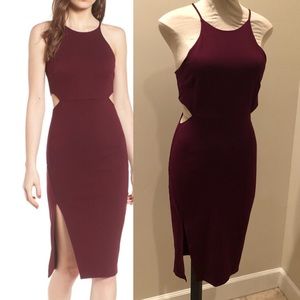 Side Cutout Body Dress